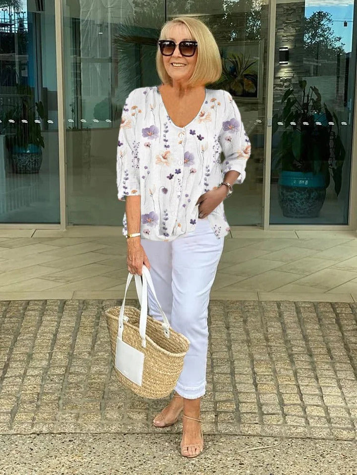 ANITA | BLOUSE FLORALE ÉLÉGANTE