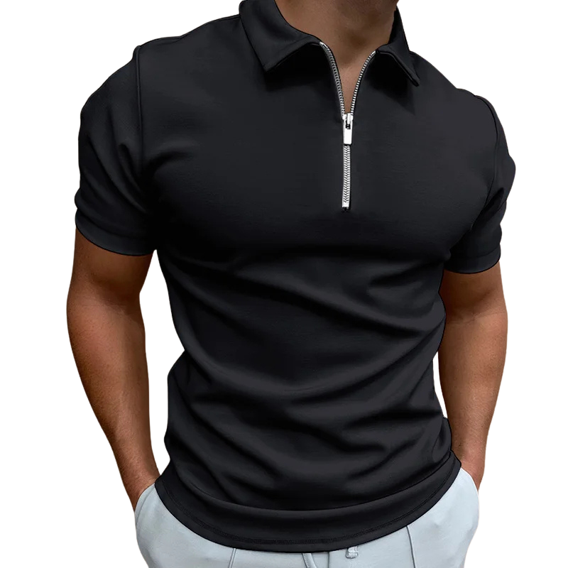 DELACROIX | POLO MODERNE AVEC ZIP MI-HAUT