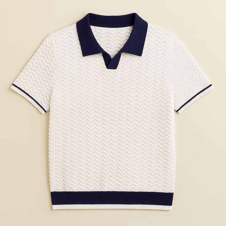 DELACROIX | POLO SHIRT EN TISSU RICCIO DE