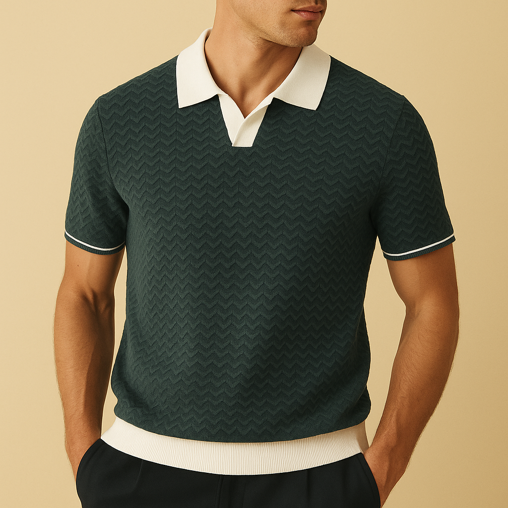 DELACROIX | POLO SHIRT EN TISSU RICCIO DE