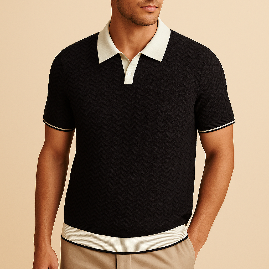 DELACROIX | POLO SHIRT EN TISSU RICCIO DE