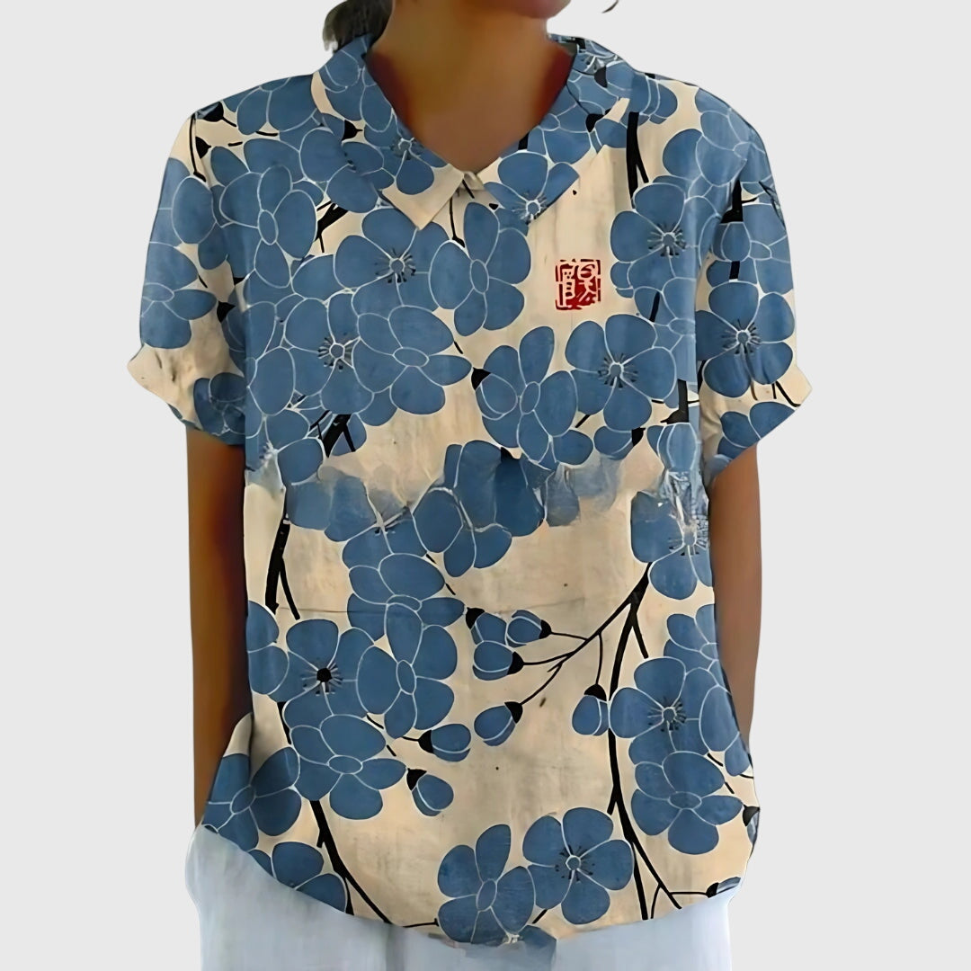 Jenna™ | Blouse Fleurie