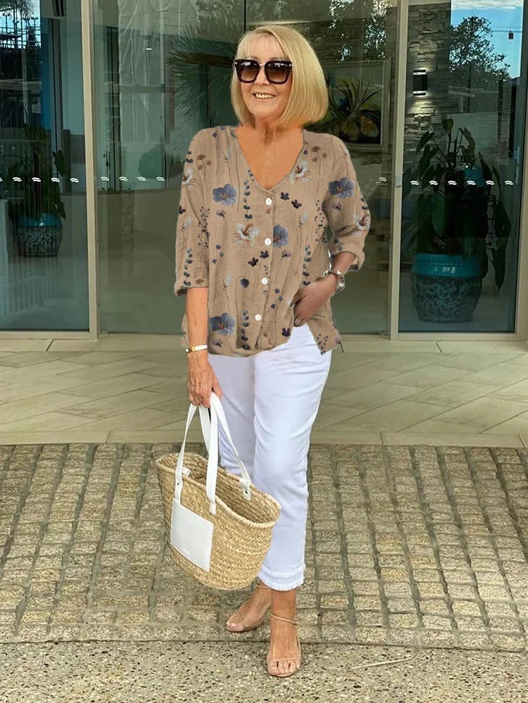 ANITA | BLOUSE FLORALE ÉLÉGANTE
