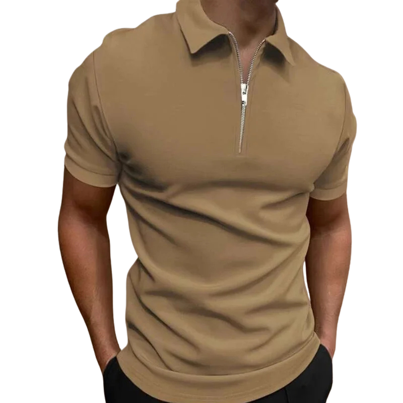 DELACROIX | POLO MODERNE AVEC ZIP MI-HAUT