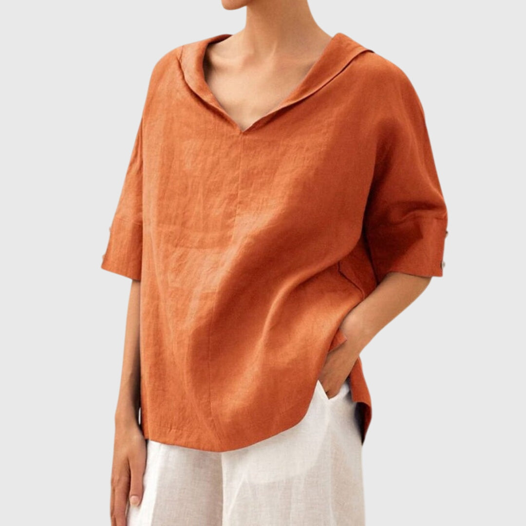 Joanna™ | Blouse Décontractée à Coupe Lâche