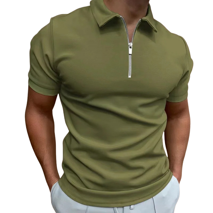 DELACROIX | POLO MODERNE AVEC ZIP MI-HAUT