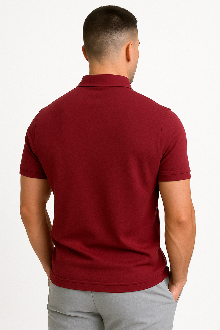 DELACROIX | POLO MODERNE AVEC ZIP MI-HAUT