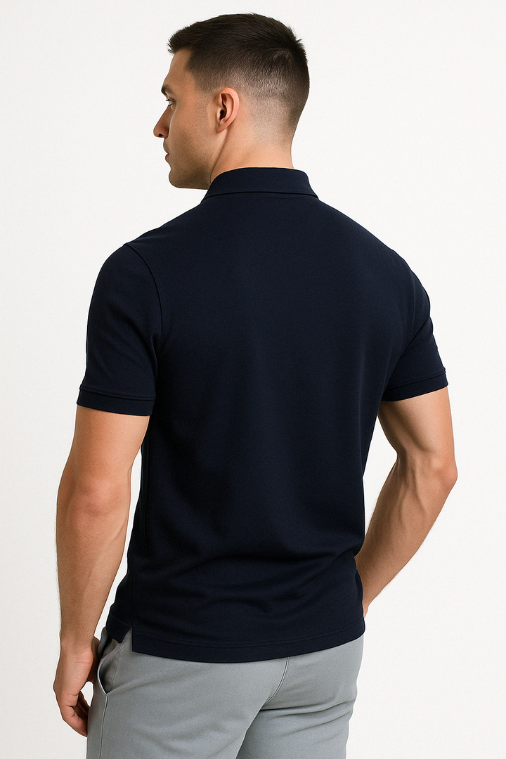 DELACROIX | POLO MODERNE AVEC ZIP MI-HAUT