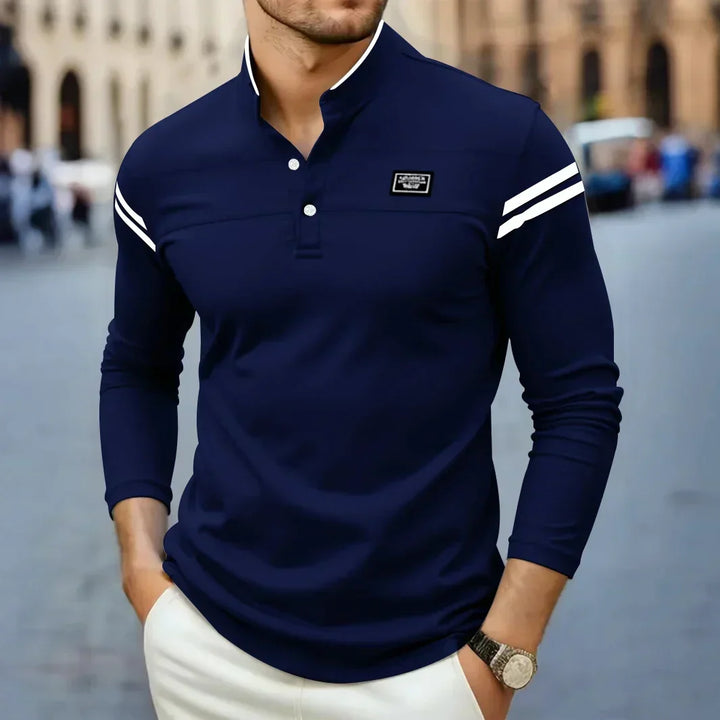 DELACROIX | T-SHIRT À MANCHES LONGUES MODERNE POUR HOMME