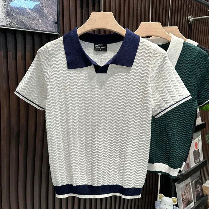 DELACROIX | POLO SHIRT EN TISSU RICCIO DE