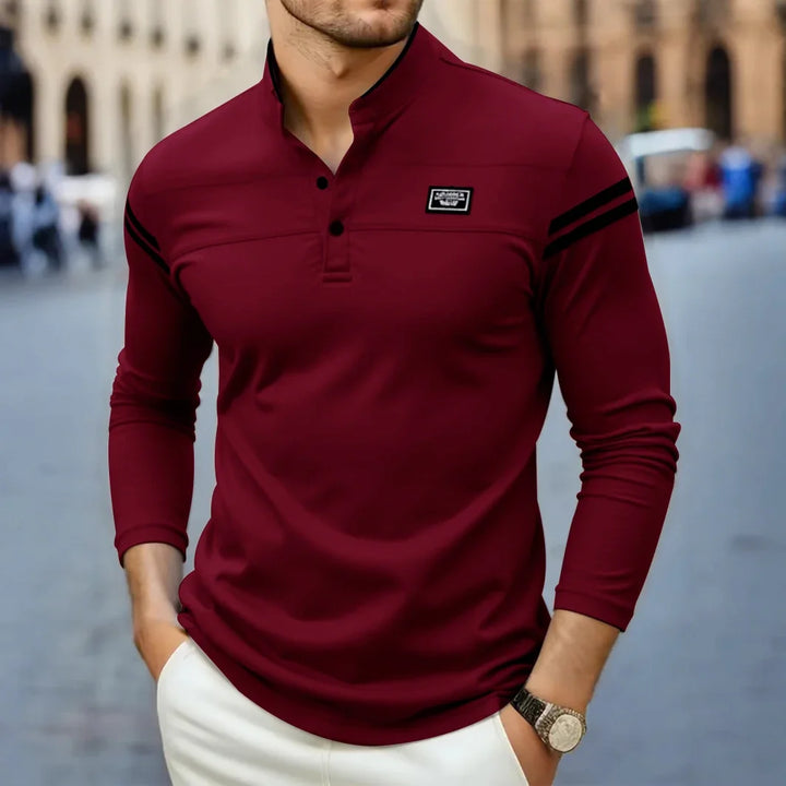 DELACROIX | T-SHIRT À MANCHES LONGUES MODERNE POUR HOMME