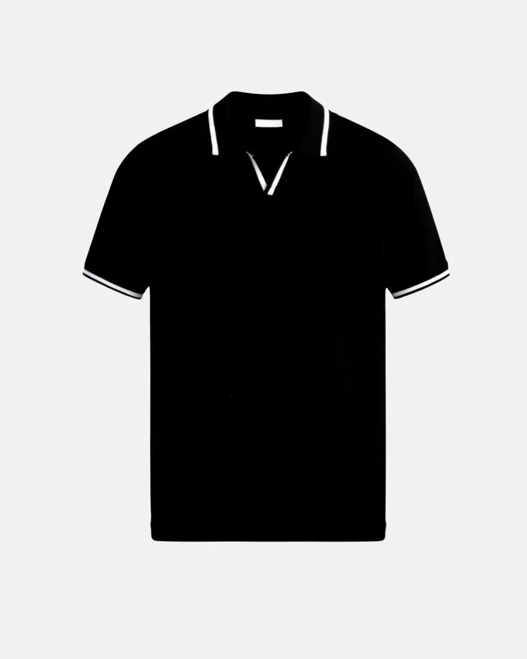 Hugo | Polo Sur Mesure En Piqué Avec Détails Contrastants