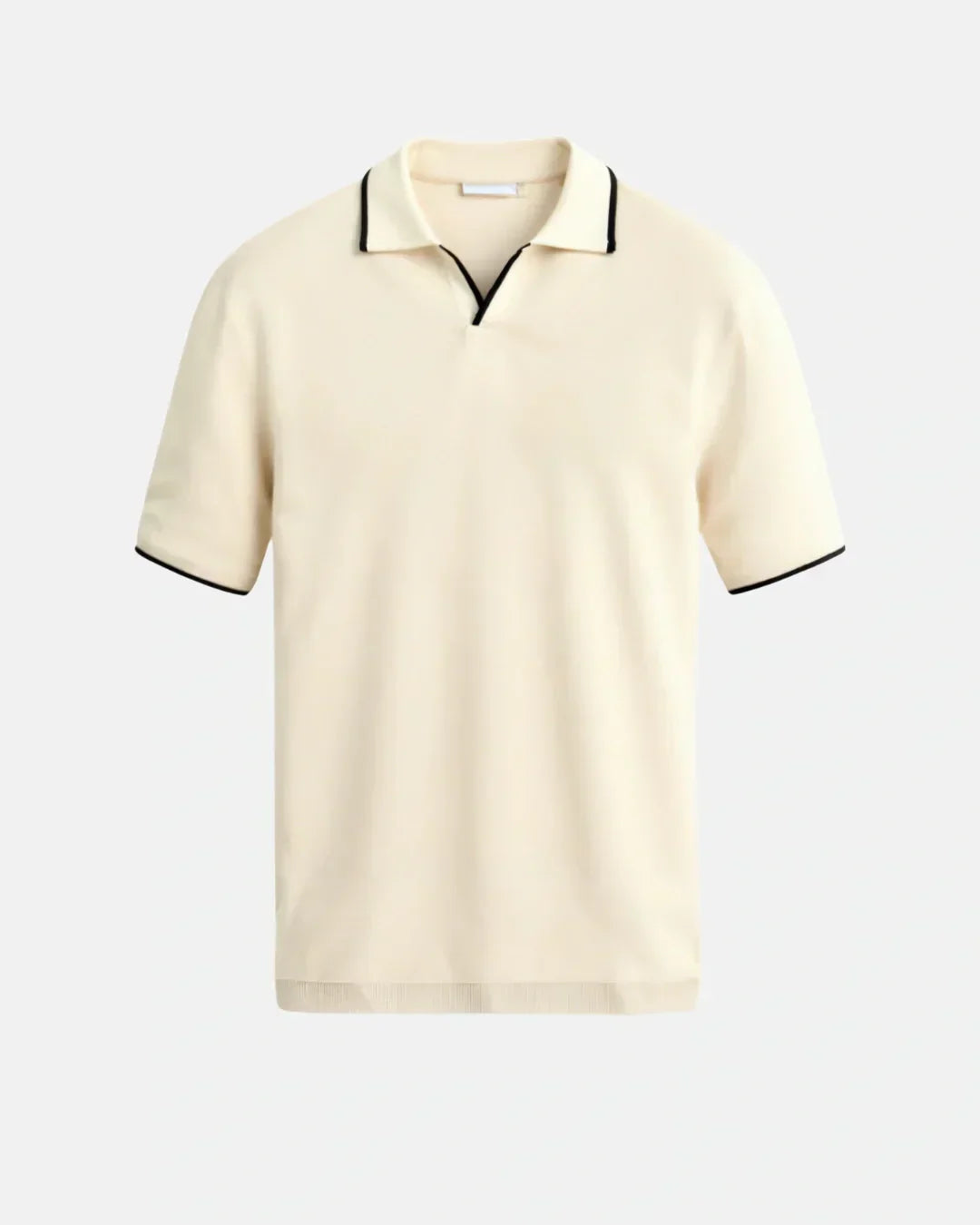 Hugo | Polo Sur Mesure En Piqué Avec Détails Contrastants