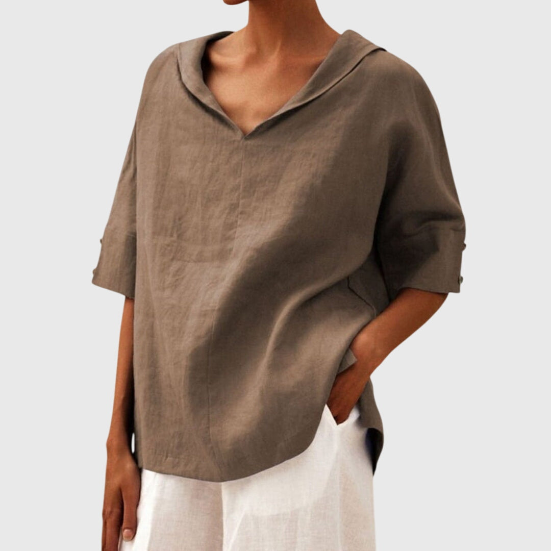 Joanna™ | Blouse Décontractée à Coupe Lâche