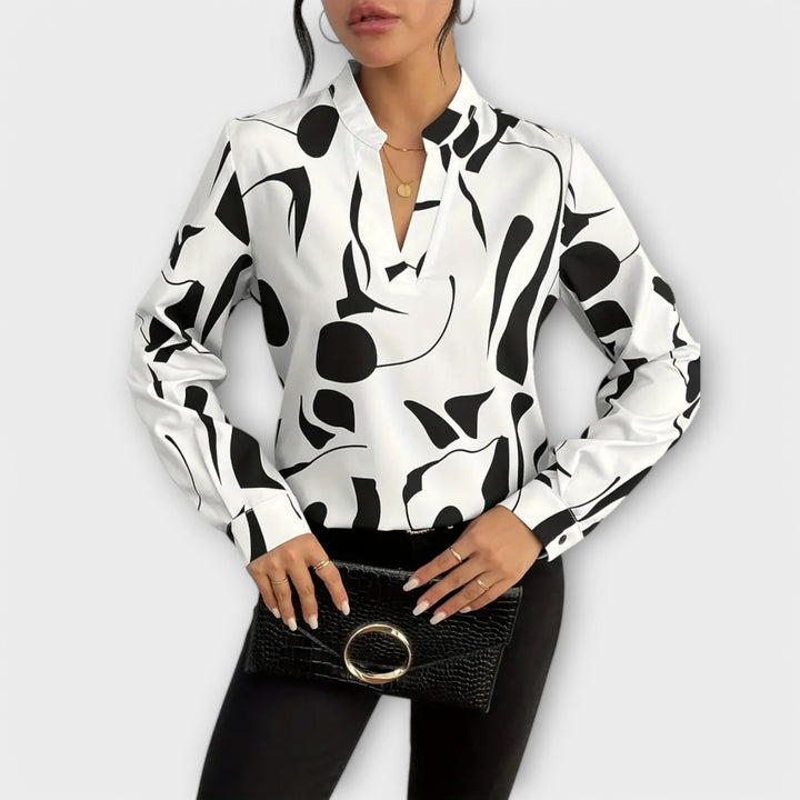 Lara™ Blouse Élégante Avec Design